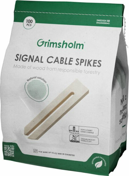 Puukaapelikiinnikkeet Grimsholm