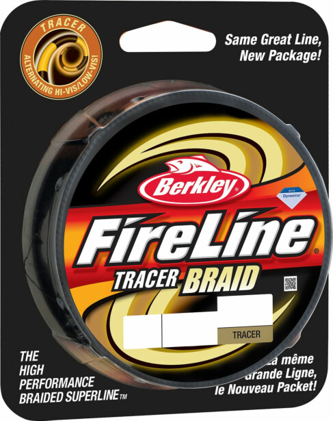 Kuitusiima FireLine Tracer Braid 110m Smoke/Flamegreen