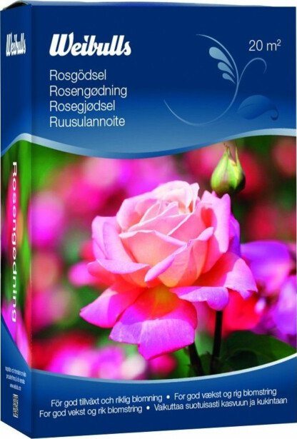 Ruusulannoite Weibulls 20 m² 0.8kg