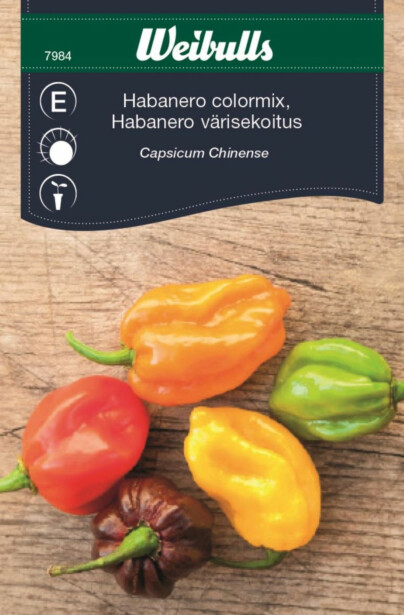 Chilipaprika Weibulls Habanero Mix siemenet