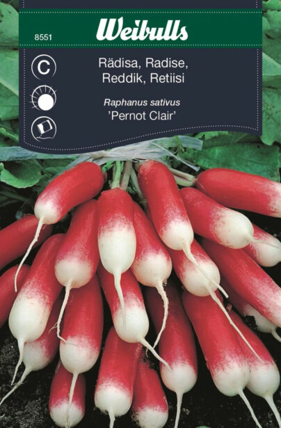 Retiisin siemenet Weibulls pitkä Pernot Clair