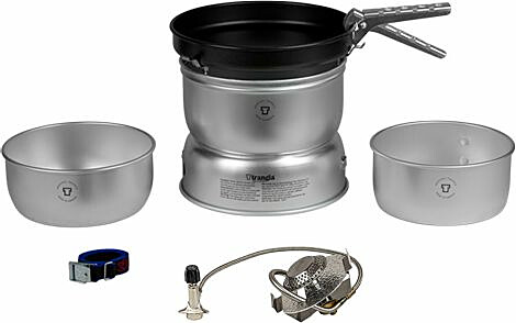 Retkikeitin Trangia 25-3 ULgB kaasupolttimella