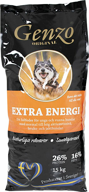 Koiranruoka Genzo Extra Energi 15kg