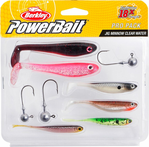 Viehesarja Berkley Pro Pack Jig Minnow kirkas vesi