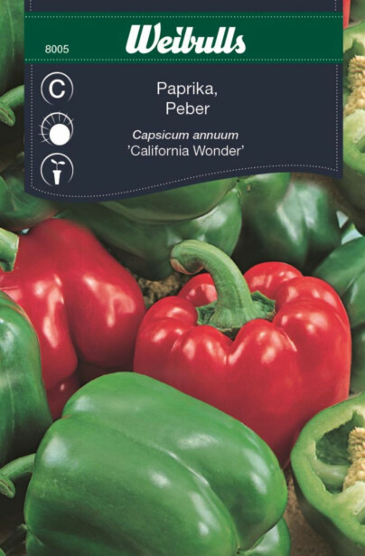 Paprika Weibulls California Wonder siemenet
