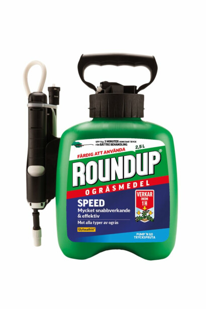 Rikkakasvien torjunta Weibulls Roundup Speed pumppu 2.5l