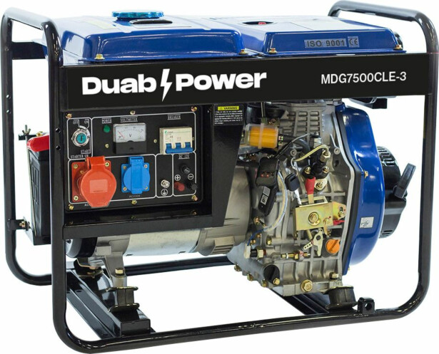 Aggregaatti Duab-Power MDG7500CLE-3 3-vaihe diesel