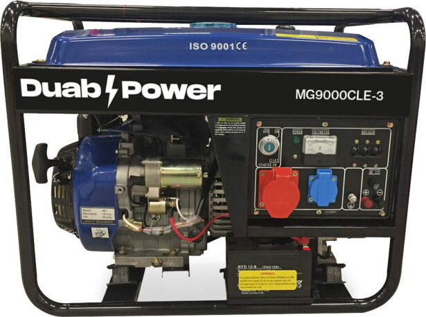 Aggregaatti Duab-Power MG9000CLE-3 1-vaihe/3-vaihe bensiini