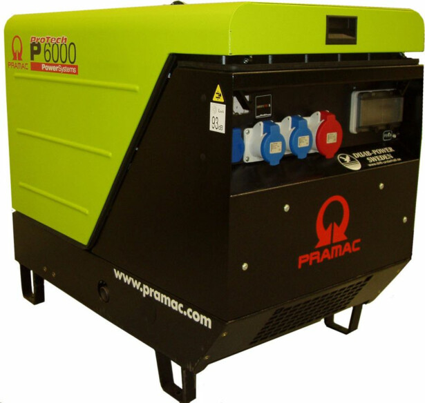 Generaattori Pramac P6000 TYEDI 3-vaiheinen Diesel Hiljainen