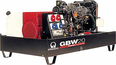 Generaattori PramacgBW22P MCP Avoin 3-vaiheinen Diesel