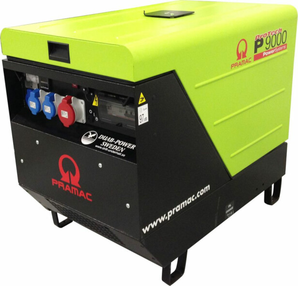 Generaattori Pramac P9000 TLEDI 3-vaiheinen Diesel Hiljainen