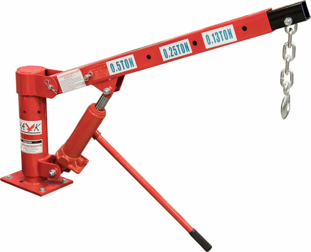 Hydraulinen autonosturi Hawk 0.5 tonnia