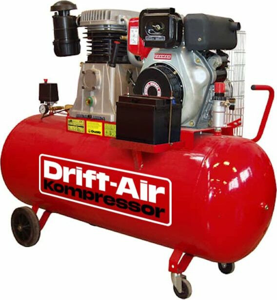 Dieselkäyttöinen kompressori Drift-Air EL 900/270 E