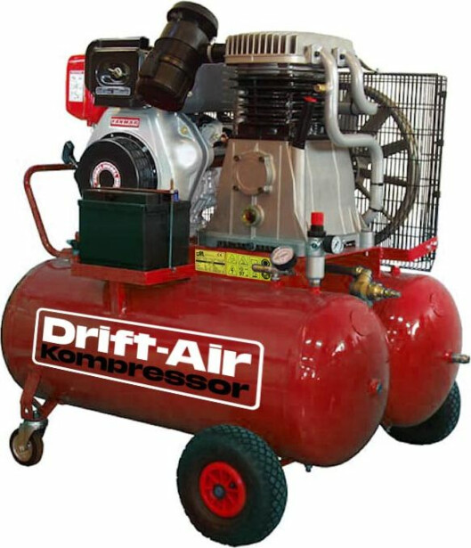 Dieselkäyttöinen kompressori Drift-Air EY 900/2x100 E