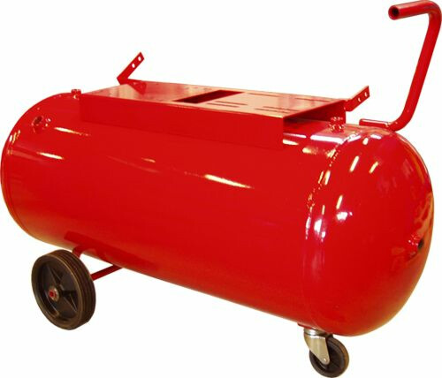 Vaakasuora paineilmasäiliö Drift-Air pyörillä 24 l/8 bar
