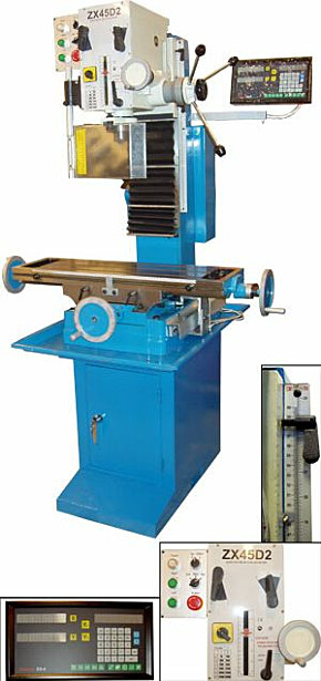 Pora- ja jyrsinkone Hawk ZX45D3PLC