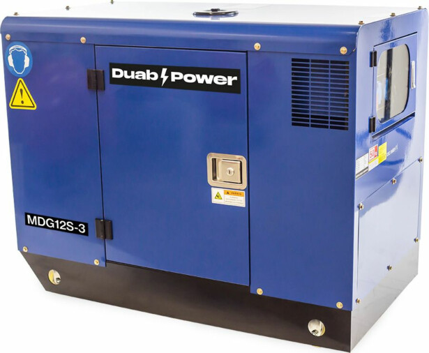Aggregaatti Duab-Power MDG12S-3 3-vaihe diesel hiljainen