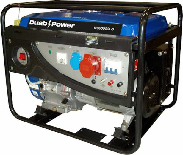 Aggregaatti Duab-Power MG5000CL-3 1-vaihe/3-vaihe bensiini
