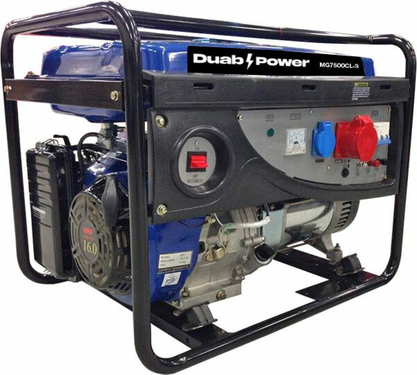 Aggregaatti Duab-Power MG7500CL-3 1-vaihe/3-vaihe bensiini