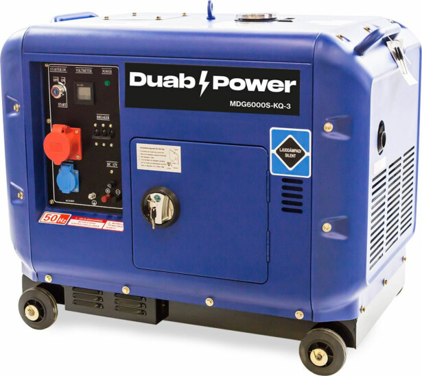 Aggregaatti Duab-Power MDG6000S-KQ-3 3-vaihe diesel hiljainen