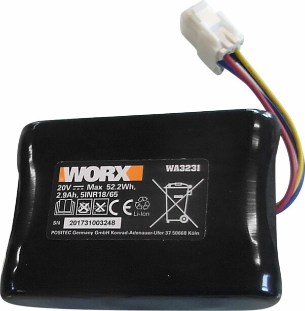 Akku Worx WA3231 robottiruohonleikkurille