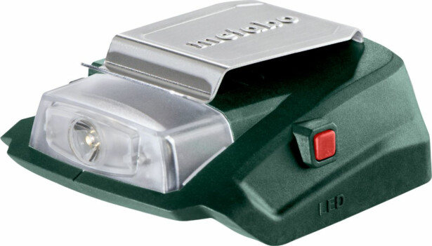 Työvalo ja multiadapteri Metabo PA 14.4-18V LED USB -virtalähdeadapteri