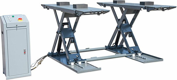 Autonostin Hawk 3000kg saksinostin-huoltomalli
