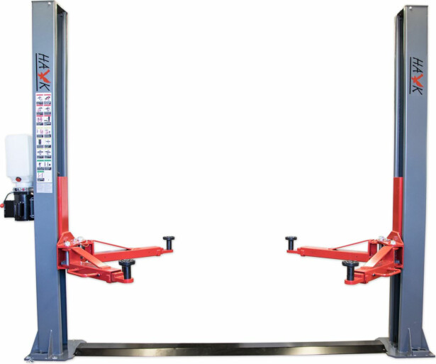 Autonostin Hawk 4000kg kaksipilarinostin manuaalisilla lukoilla