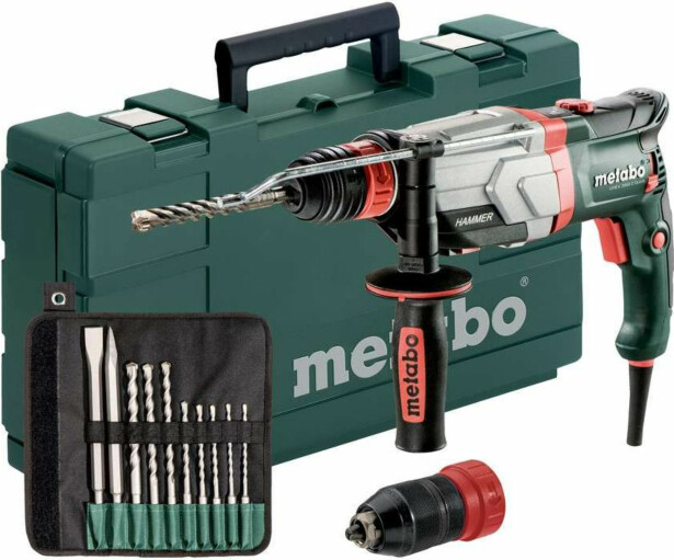 Poravasara Metabo UHEV 2860-2 Quick Set SDS-plus sisältää pora-/meisselisarjan (10 osaa)