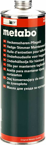 Öljyspray Metabo pensasleikkureille 1l
