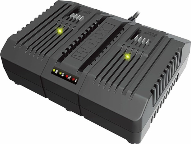 Kaksoislaturi Worx 20V 4Ah WA3883