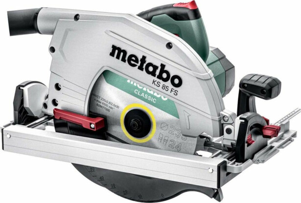 Pyörösaha Metabo KS 85 FS muovilaatikossa