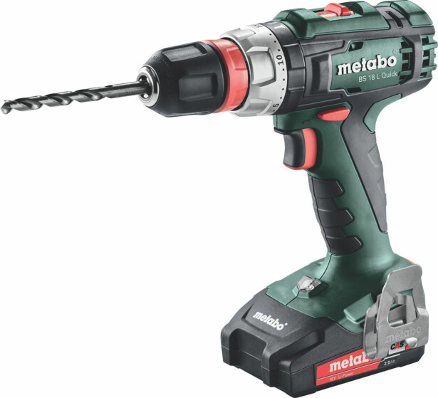 Akkuporakone Metabo BS 18 L Quick 18V 2x2.0Ah akulla ja laturilla SC 30