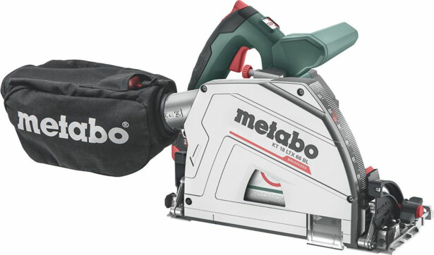 Akkupyörösaha Metabo KT 18 LTX 66 BL 18V sisältää 2x8,0Ah akut ja ASC 145 -laturin
