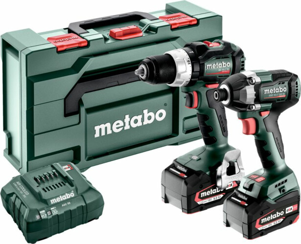 Työkalupaketti Metabo Combo Set 2.8.4 18V sisältää 2x5.2Ah akut ja laturin SC 30