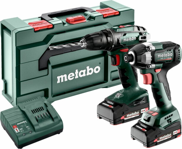 Työkalupaketti Metabo Combo Set 2.8.1 18V sisältää 2x2.0Ah akut ja laturin SC 30