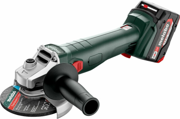 Akkukulmahiomakone Metabo W 18 L 9-125 Quick sisältää 2x5.2Ah Li-Power-akut