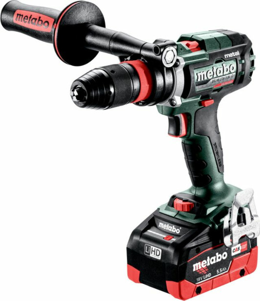 Akkuporakone Metabo BS 18 LTX-3 BL Q I Metal 2x5.5Ah akulla ja laturilla