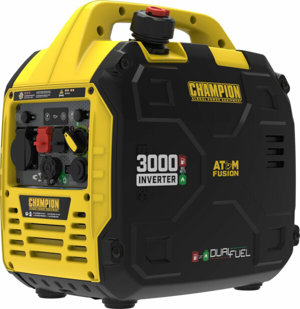 Invertterigeneraattori Champion 3000 W The Mighty Fusion Dual Fuel