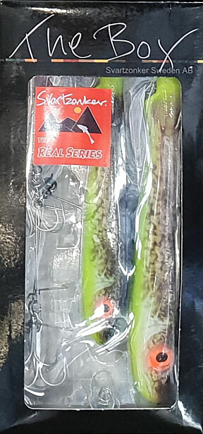 Jigi Abugarcia Jig McRubber Real Series The Box 17cm/21cm Hot Eelpout
