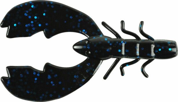 Viehe Berkley Chigger Craw 8cm Black Red Fleck 10kpl