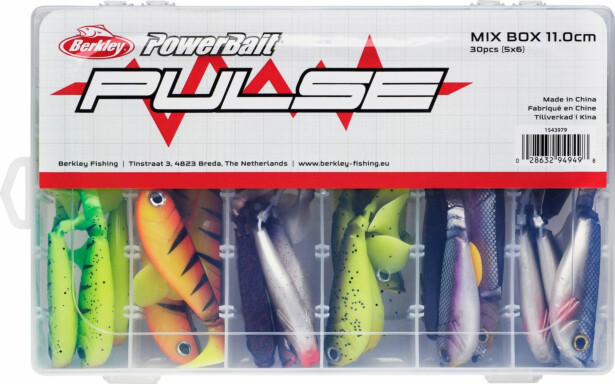 Viehesarja Berkley Pulse Shad MixBox 11cm 30kpl