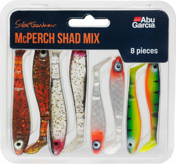 Jigi Abugarcia McPerch Shad Mix 8kpl