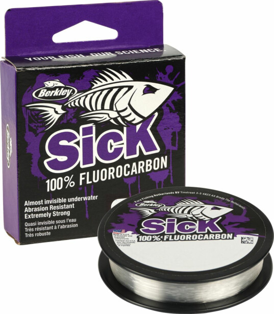 Perukesiima Berkley Sick Fluorocarbon Leader kirkas 50m