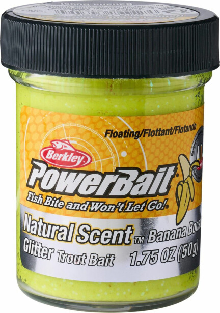 Taikataikina Berkley Trout Bait Banana Boost Sunshine Yellow