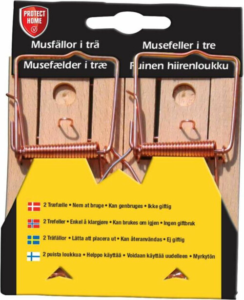 Hiirenloukku Protect Home Snap puuta 2kpl