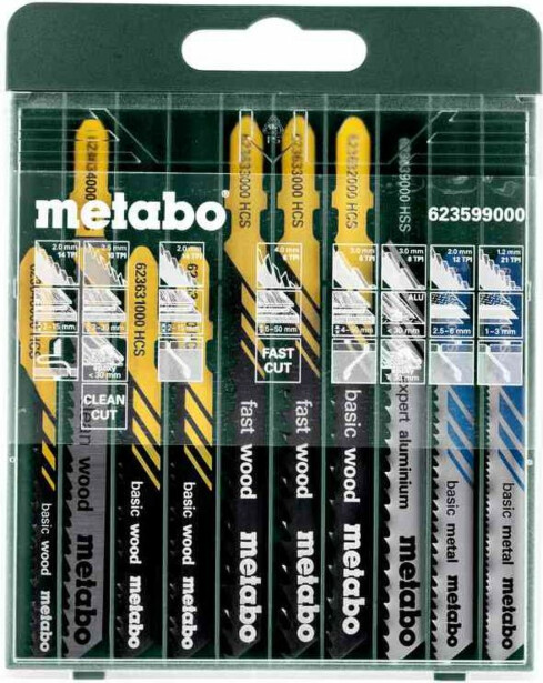 Pistosaseteräsarja Metabo 10 osaa