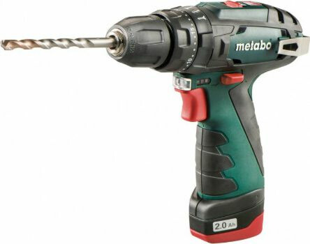Akkuiskuporakone Metabo PowerMaxx SB 10.8V sisältää 2x2.0Ah akut
