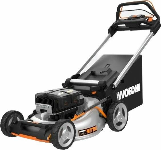 Akkuruohonleikkuri Worx WG761E 80V 53cm sisältää 4x20V akun ja laturin