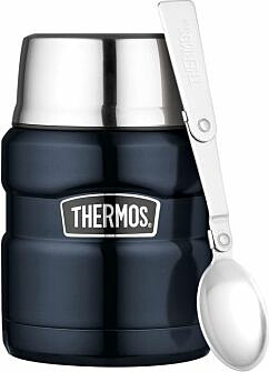 Ruokatermospullo Thermos Stainless King tummansininen 470ml